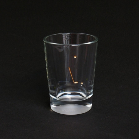 Golfschläger gold, tee weis, Golfball golden, Glasgravur farbvergoldet